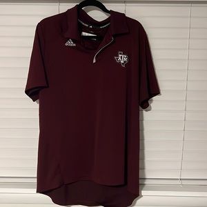Adidas a&m Aggies polo